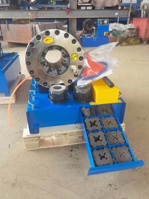 600t دستی شلنگ چین دار 10 Dies Hand Hose Crimping Machine 2 Inch 51CSD