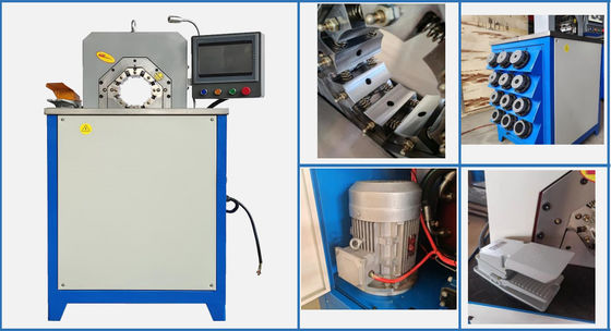 قیمت خوب دستگاه پرس شیلنگ 51 میلی متری 220 ولت PLC Crimper CE RoHS CBK-51B آنلاین