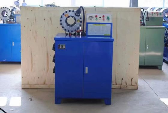 دستگاه چین دار شلنگ لاستیکی دستی 200pcs/H Hydraulic Swager 10 Dies Design با کیفیت خوب 51BY