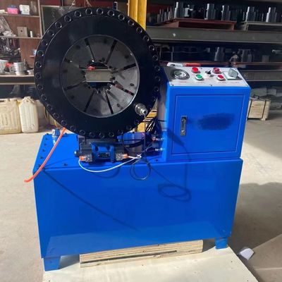 هیدرولیک 3 اینچ و 4 اینچ صنعتی تراشیده لوله Crimping ماشین 3kw ساختار فشرده