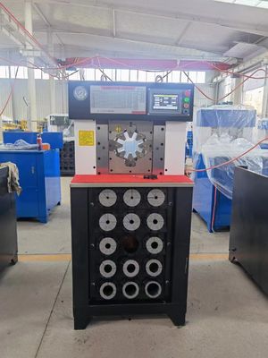 محدوده برش 6-76mm فوق العاده نازک 3 اینچ وزن 1250 کیلوگرم و 15 مجموعه از Dies AC لوله Crimping ماشین