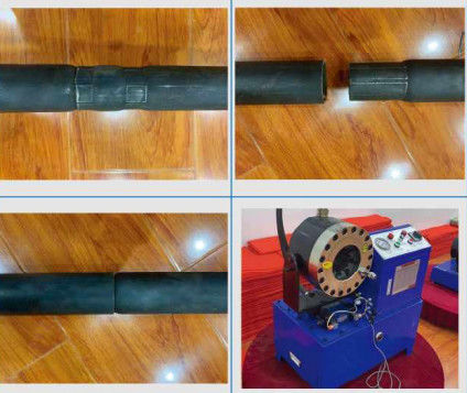 سر دستگاه چرخش 360 ° 1-90mm محدوده Crimping هیدرولیک دستگاه Crimping لوله فولاد با 260Kg و اندازه 950 * 750 * 1050 میلی متر