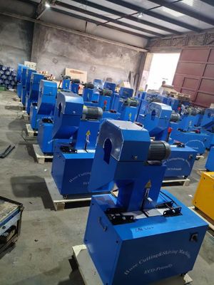 قیمت خوب رنگ های آبی 128 کیلوگرم و اندازه 850*600*1200 میلی متر است ویژگی های ویژه دستگاه برش لوله هیدرولیک برای برش خودکار آنلاین