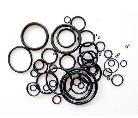 NBR/FKM/FFKM/SI مواد لاستیک O حلقه OEM/ODM قالب بندی فشرده سازی با مقاومت روغن خوب 16-30 N/mm مقاومت پارگی