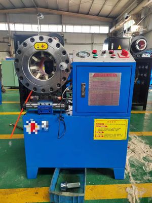 2 اینچ اندازه 730*480*740mm همه کاره کوتاه تر DX68 لوله Crimping ماشین مطابقت 10 Dies گواهینامه CE