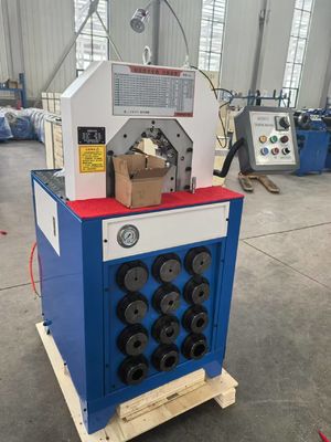 2 اینچ دکمه کنترل سیستم 5.5kw/7.5kw 300 قطعه / ساعت با تغییر سریع قالب ابزار هیدرولیک لوله ماشین Crimping