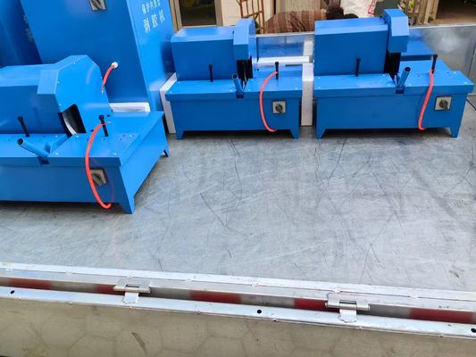 دستگاه برش لوله هیدرولیک 12v 2 اینچ رنگ آبی بدون گرد و غبار تجهیزات برش صنعتی با فشار بالا 3kw