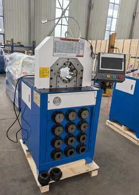 3 اینچ کنترل PLC هیدرولیک لوله Crimping ماشین با 15 میله قابل تعویض برای فشار لوله کارآمد