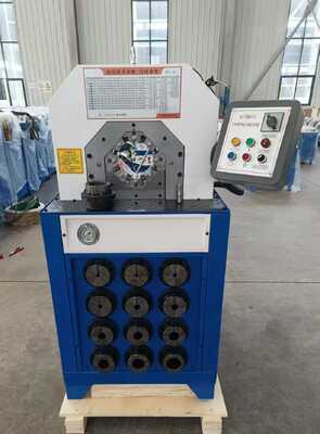 3 اینچ 6-76mm هیدرولیک لوله Crimping ماشین با 15 Dies قابل تعویض و دکمه سیستم کنترل