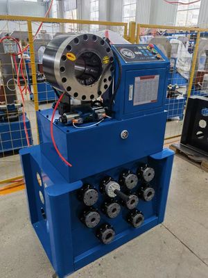قیمت خوب 2 اینچ دستی اتوماتیک شلنگ چرخاننده فشار قوی هیدرولیک Crimper قابل حمل آنلاین
