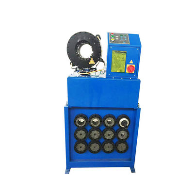 قیمت خوب دستگاه خرطومی پرس شیلنگ 300 تنی 6-38 میلی متری هیدرولیک شیلنگ ساز با میز کار و ابزار تعویض سریع آنلاین