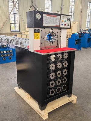 سرویس OEM رنگی سیاه 3 اینچ سیستم کنترل دکمه های دامنه بزرگ Ac هیدرولیک لوله Crimping ماشین تهویه مطبوع لوله Crimper