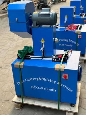 قیمت خوب 2 اینچ 4 لایه 220V لوله برش و Skiving ماشین با کنترل دکمه آنلاین