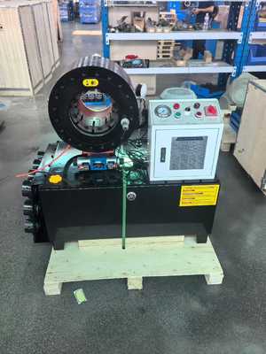 دستگاه پرس شیلنگ هیدرولیک 4 اینچی با 16 قالب با محدوده 6-102 میلی‌متر