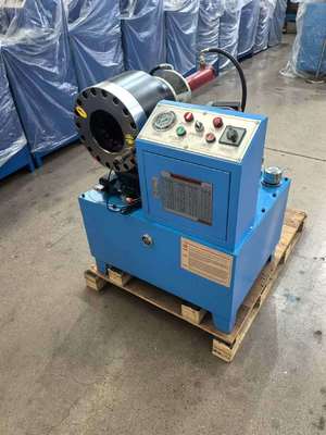 قیمت خوب دستگاه پرس شیلنگ هیدرولیک با راندمان 200 عدد در ساعت، شامل 10 قالب و نیروی پرس 600 تن آنلاین