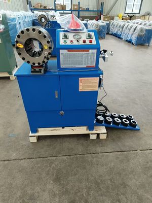 قیمت خوب Hydraulic Hose Crimping Machine with 26Mpa/31.5Mpa System Pressure 320kg Gross Weight and 1030*510*1270 mm Dimension آنلاین