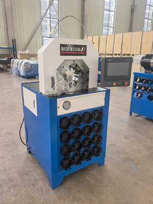 قیمت خوب 3 Inch Hydraulic Hose Crimping Machine with 300pcs/h Work Efficiency 4KW Motor Power and 1000T Crimping Force آنلاین