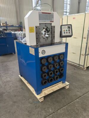 قیمت خوب 3 Inch Hydraulic Hose Crimping Machine with 110V/220V/380V/415V Voltage and 1 Year Warranty in Blue/White or Custom Color آنلاین