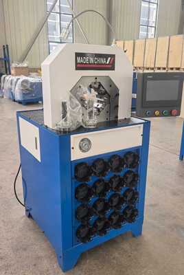 قیمت خوب دستگاه پرس شیلنگ هیدرولیک 3 اینچی با نیروی پرس 2800 کیلونیوتن و فشار نامی 31.5 مگاپاسکال آنلاین