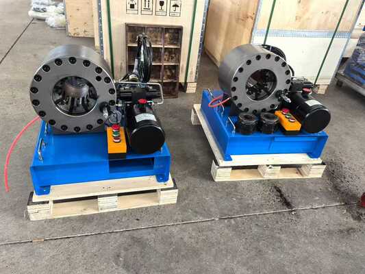 قیمت خوب دستگاه پرس شیلنگ هیدرولیک پرتابل 12 ولت/24 ولت با توان موتور 3.6 کیلووات، 10 دست قالب و دقت 0.01 میلی‌متر برای استفاده در بارگیری خودرو آنلاین