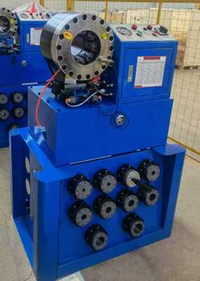 2 Inch Hydraulic Hose Crimping Machine with Fast Change Mould Tool and 10 Dies for Versatile Crimping