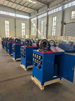 قیمت خوب دستگاه پرس شلنگ لاستیکی 600T با دقت 0.01 میلی متر و محدوده 6-51 میلی متر برای پرس شلنگ هیدرولیک آنلاین