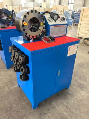 ماشین کرپینگ لوله لاستیکی الکتریکی 600T با محدوده 6-51mm و 10 میله قابل تعویض برای کرپینگ لوله هیدرولیک