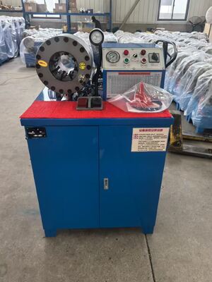 قیمت خوب ماشین 2 اینچ برقی لوله لاستیکی با 600T Crimping Force 6-51mm Range و 10 Dies قابل تعویض آنلاین
