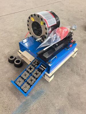 دستگاه پرس شلنگ دستی با راندمان بالا 600T با محدوده پرس 6-51 میلی‌متر و 10 قالب قابل تعویض برای کاربردهای هیدرولیک