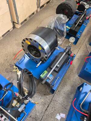 قیمت خوب 600T Crimping Force دستی لوله Crimping ماشین با 6-51mm محدوده و 10 میله قابل تعویض برای برنامه های هیدرولیکی آنلاین