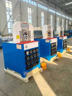 قیمت خوب 3 اینچ الکتریکی 220v/380v هیدرولیک لوله ماشین پیچ با 0.01mm دقت PLC / سیستم کنترل پنبه و 6-76mm دامنه پیچ آنلاین