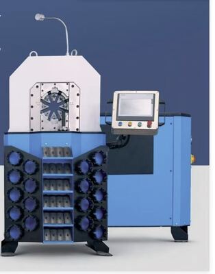 قیمت خوب دستگاه پرس شلنگ هیدرولیک برقی 4 اینچی با دقت 0.01 میلی متر، محدوده پرس 6-102 میلی متر و 18 قالب آنلاین