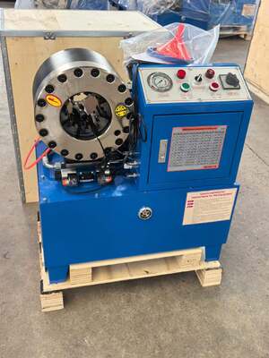 قیمت خوب دستگاه پرس شیلنگ هیدرولیک برقی DX68 با محدوده پرس 6-51 میلی‌متر، دقت ±0.01 میلی‌متر و راندمان 200 عدد در ساعت آنلاین