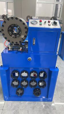 قیمت خوب 6-51mm هیدرولیک لوله Crimping ماشین با ابزار قالب تغییر سریع و 10 میله قابل تعویض برای Crimping همه کاره آنلاین